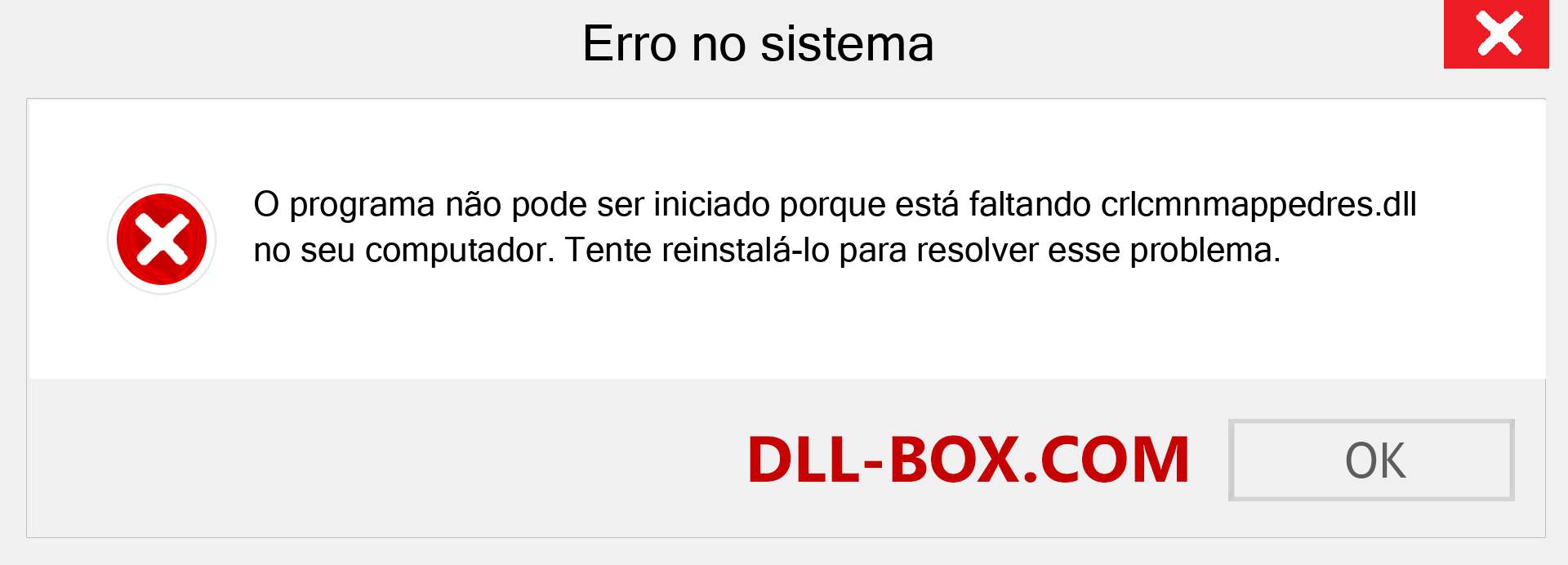 Arquivo crlcmnmappedres.dll ausente ?. Download para Windows 7, 8, 10 - Correção de erro ausente crlcmnmappedres dll no Windows, fotos, imagens